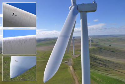 wind turbine blade inspection perth western australia drone uav